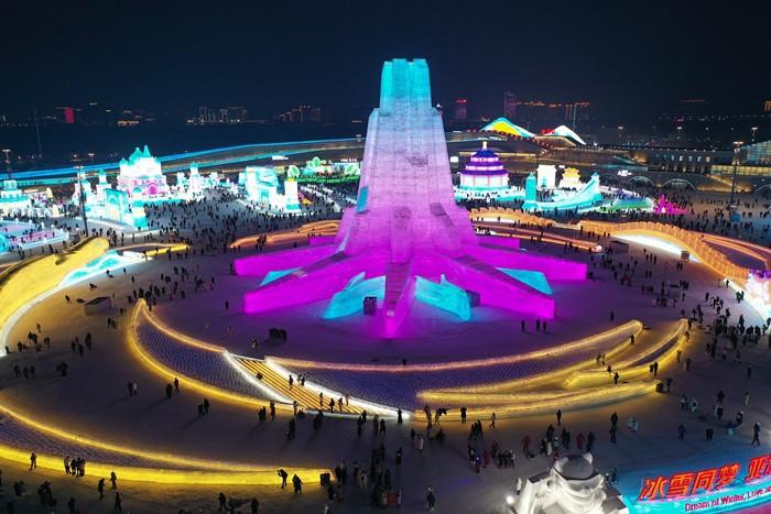 人氣爆棚！第26屆哈爾濱冰雪大世界開園